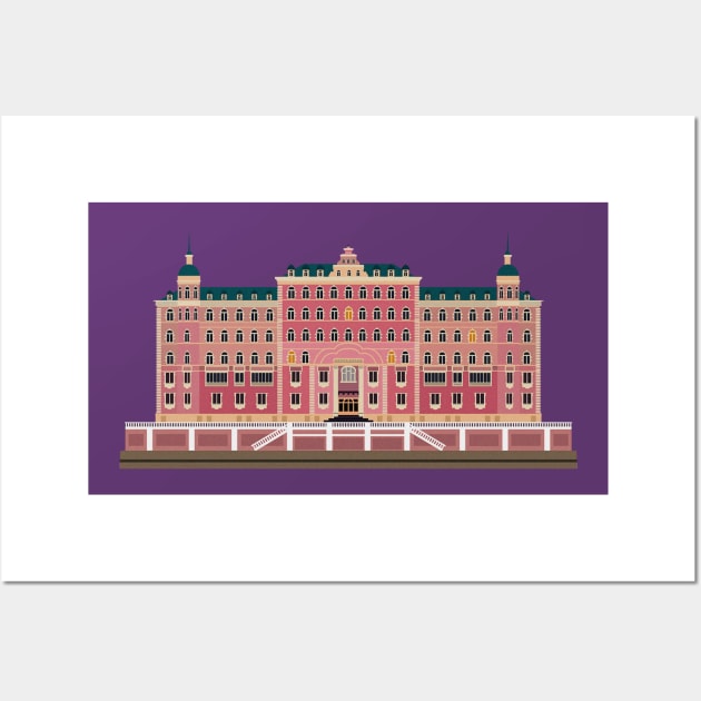 Grand Budapest Hotel Wes Wall Art by thedoomseed